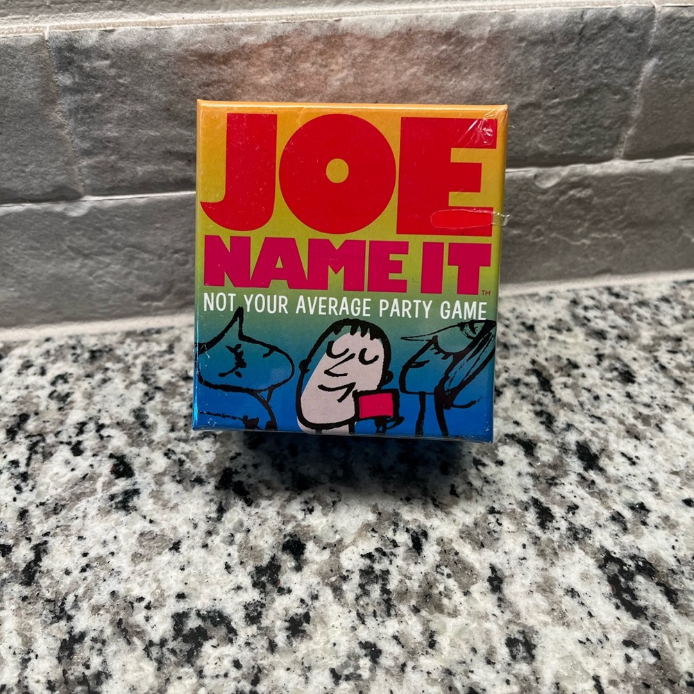 Joe Name It Party Game